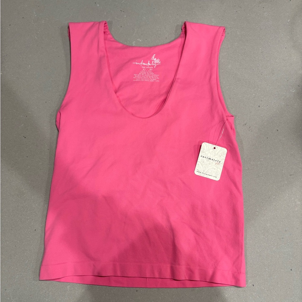 Free People NWT HOT PINK FP TOP